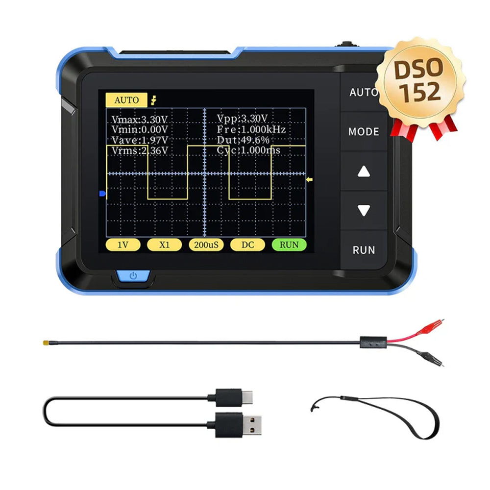 FNIRSI DSO152 Mini Handheld Digital Oscilloscope Appearance Updated to Blue - Image 7