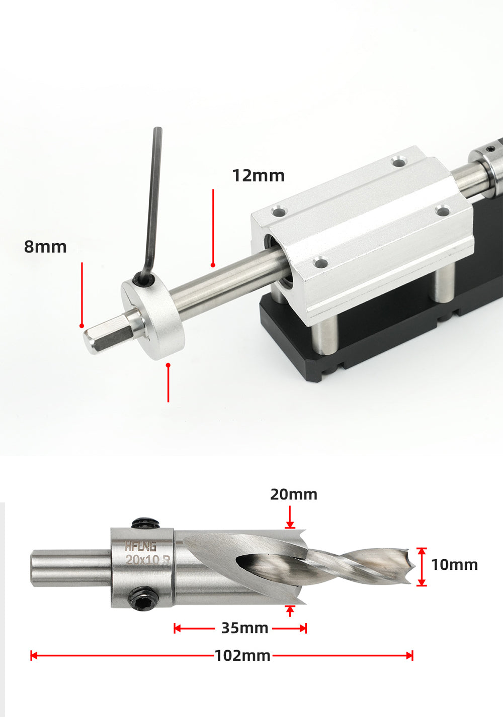Multi-Angle Adjustable Hole Punch Round Bar Angle Punch and Press Tool Electric Drill Drive Hole Punch Tool Drilling Locator - Image 9