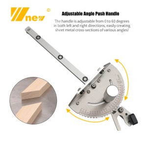 WNew Miter Gauge Fence With Track Stop Table Saw Router Woodworking Bench Tools Diy For Cutting Carpentry Squares Hand Tools