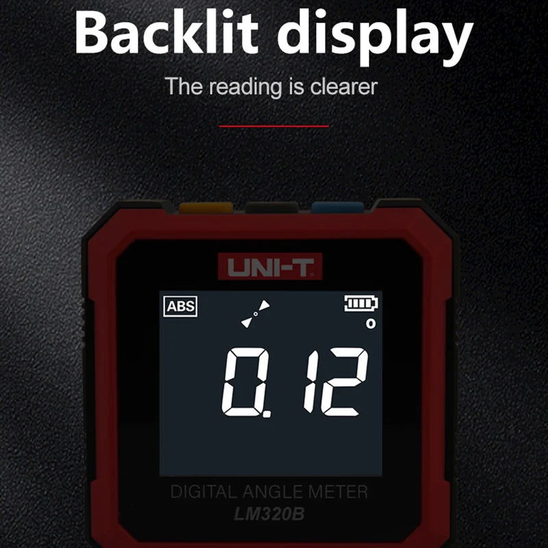 UNI-T Digital Angle Meter LM320A LM320B Protractor Magnetic Inclinometer Goniometer Electronic Angle Finder Measuring Tools - Image 4