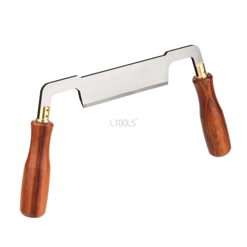 Tree Peeling Knife Carpenter Edge Trimming HSS Straight Draw Knife Woodworking Handmade Bark Scraper Making Blank Shovel Planer