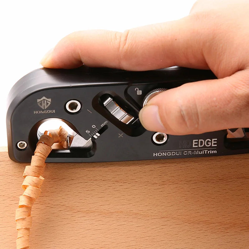 Woodworking Chamfering Planer Trimmer Diy Trimmer 45 Degree R Angle Double-Use Woodworking Planer Board To Remove The Edge - Image 4