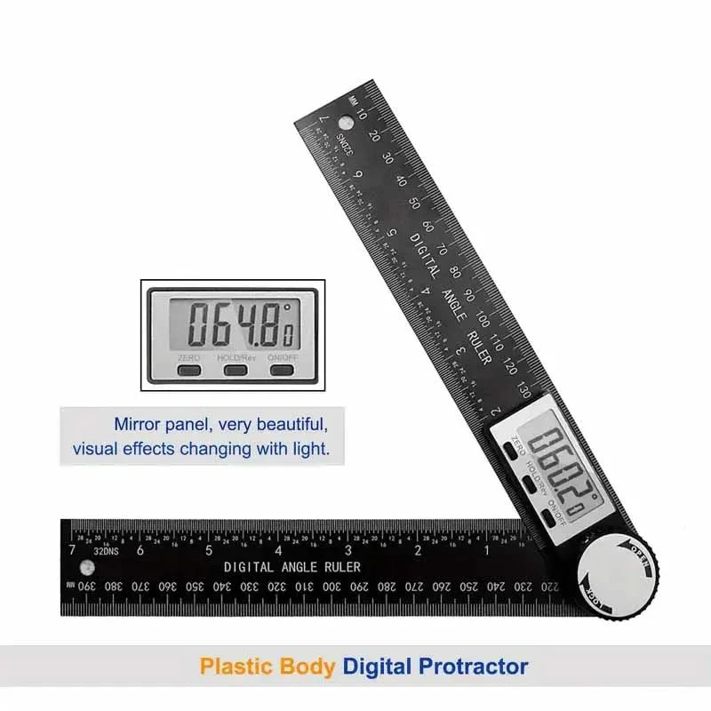 1 PC 2 in 1 Digital Angle Detector Scale Suitable for Woodworking Measurement Tools High Accuracy Mutifunction Tools - Image 7
