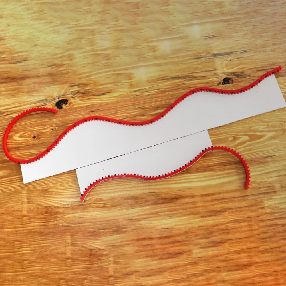 Woodworking Gear Driven Profiling Strip Flexible Curve Template Adjustable&Fixed Complex Shape Contour Woodworking Tool Guide - Image 5