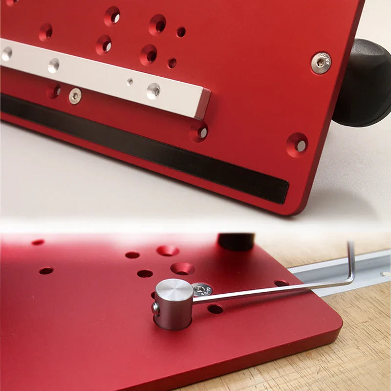 【Shipped from within the USA】Push Block Plate Inverted Wood Router Safety Electric Trimming Engraving Machine Push Fence for Router Table Right Angle Cutter - Image 3