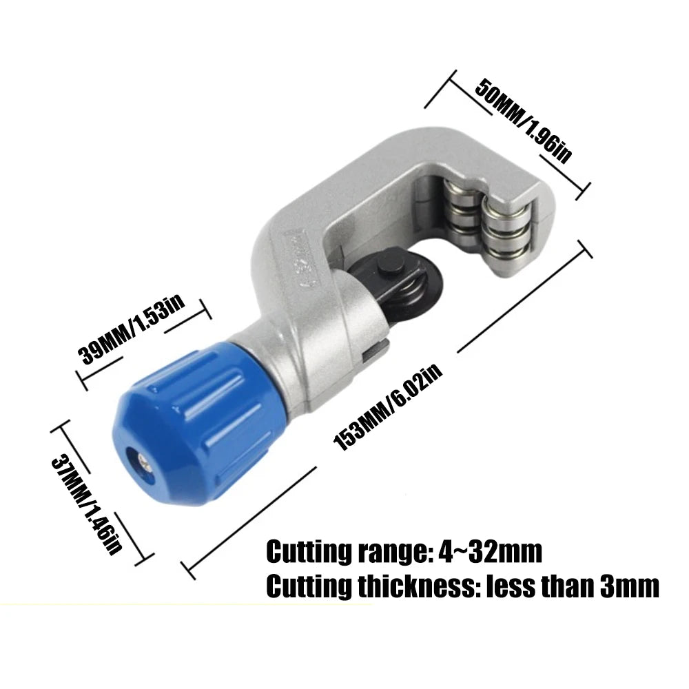 Bearing Roller Type Tube Cutter 4-32/5-50/6-70mm Professional Cutter for Stainless Steel Copper Tube Iron Plumbing Cutting Tool - Image 7