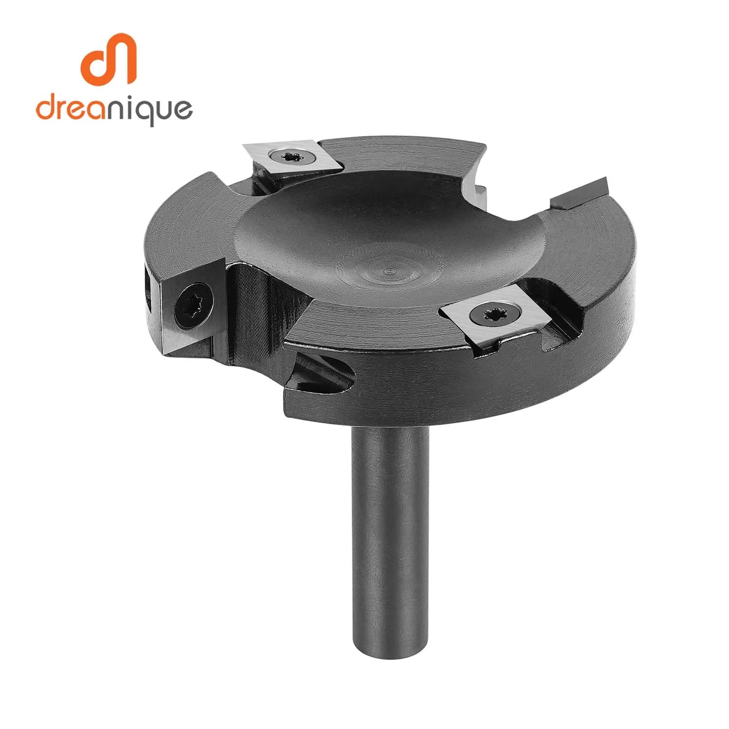 Dreanique 2-Flute Wood Planer Bit 75mm Cutting Diameter 12 Shank CNC Spoilboard Surfacing Tambour Router Bit Insert Carbide Slab - Image 3