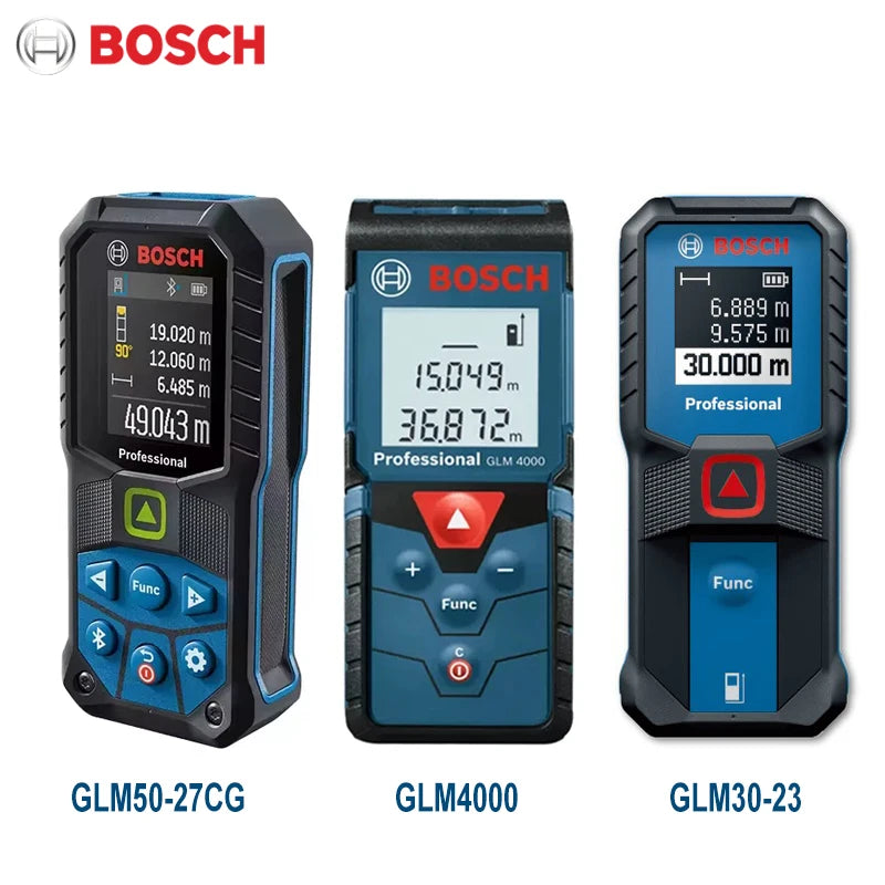 Bosch Laser Rangefinder Digital Distance Meter High Precision Laser Measure Tape Measurement Tool Laser Range Finder GLM30/40/50