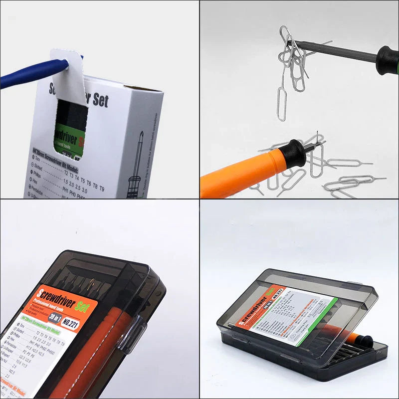 39 in 1 High Quality Screwdriver Set Adjust change Screw Head Hand Tool With Magnetic Screw For Computer and Mobile Phone Repair - Image 2