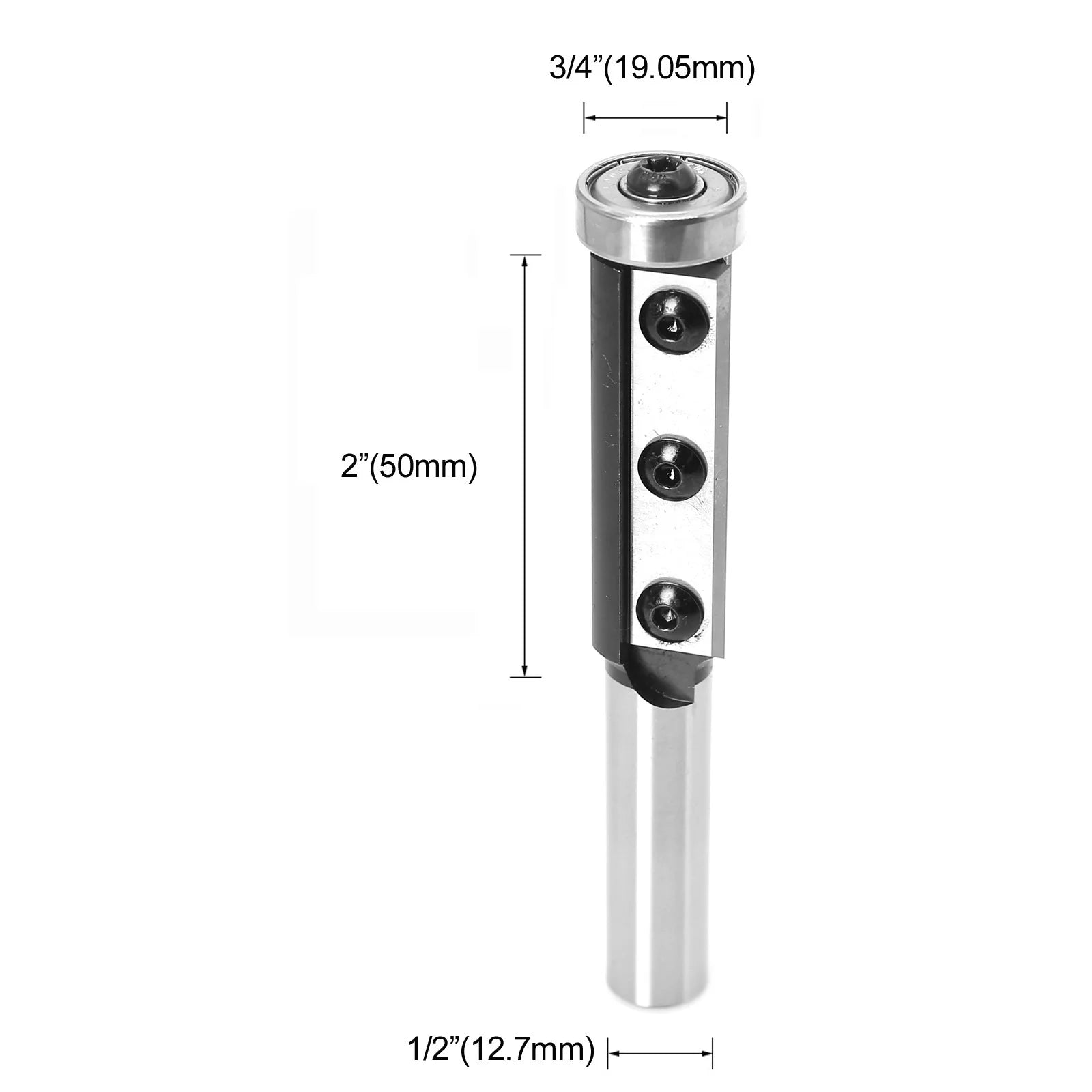 1PCS Milling Cutter 8/12/12.7mm Shank Wood Planer Bit Trimming Router Bit Insert for Woodworking Trimming Slotting Tools - Image 10