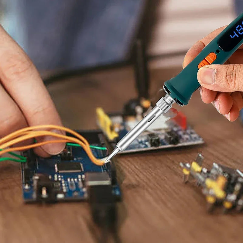 Electric Soldering Iron 220V 120W Soldering Iron Repair Soldering Tool Set LED Digital Display Adjustable Temperature 200-600℃ - Image 6