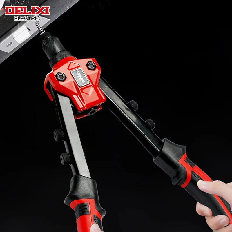 DELIXI ELECTRIC Rivet Gun,Manual Professional Pull Gun High Lever More labor-saving,TighteningandRiveting of Metal SheetandPipe - Image 5