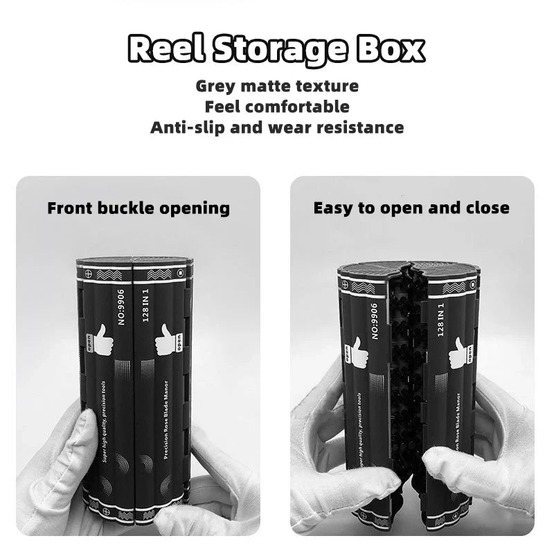 128 in 1 Precision Screwdriver Set Multi Tools Set Roll Type Hand Tool Set Screw Driver Kit High Quality Alloy for Home & Repair - Image 2