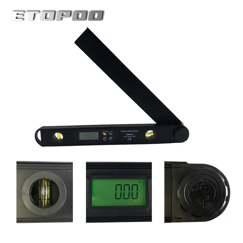 400mm Level 0-225° Electronic Instruments LCD Digital Angle Ruler Inclinometer Angle Measurer - Image 6