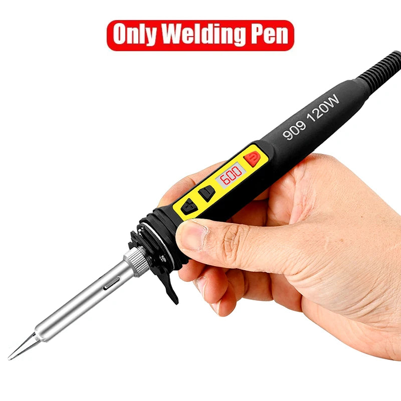 Electric Soldering Iron 220V 120W Soldering Iron Repair Soldering Tool Set LED Digital Display Adjustable Temperature 200-600℃ - Image 7