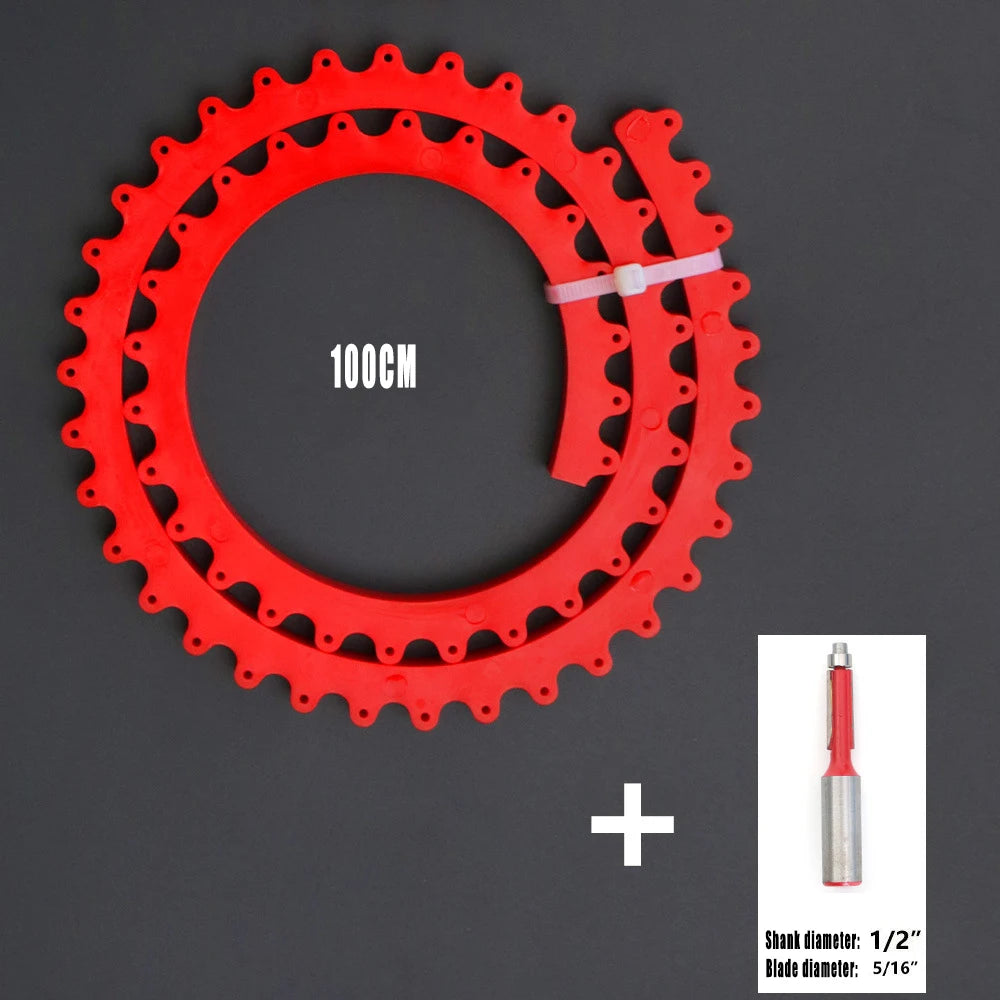 Woodworking Gear Driven Profiling Strip Flexible Curve Template Adjustable&Fixed Complex Shape Contour Woodworking Tool Guide - Image 7