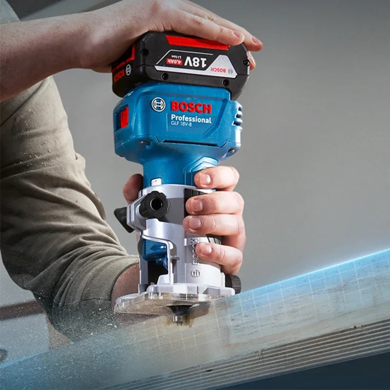 Bosch GLF 18V-8 18V Electric Trimmer Wood Router Machine 30000RPM Carpentry Tool for Woodwork Trimming Grooving Carving Milling - Image 5