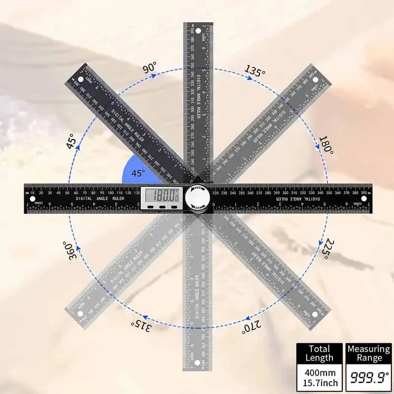 1 PC 2 in 1 Digital Angle Detector Scale Suitable for Woodworking Measurement Tools High Accuracy Mutifunction Tools - Image 5