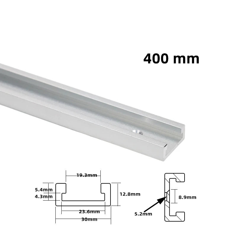 30 Type T-Track Limiter Aluminum Alloy Chute Woodworking Miter T Track Workbench Stop for DIY Saw Push Router Guide Tools - Image 8
