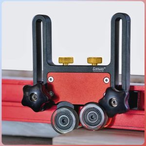 Table Saws Adjustable Guides - Roller Guides Feather Loc Board Auxiliary Safety Pushing Woodworking Tool Feeding Multi-purpose