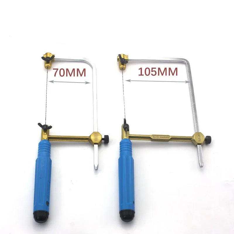 Adjustable Mini Hand Saw U Type Jeweler's Bow for Jewelry DIY Tools Woodwork Craft Set Blade - Image 3