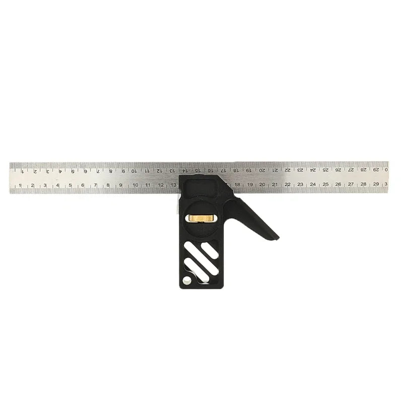 300mm Ruler Adjustable 45 90 Angle Positioning Block Gauge Line Marking Gauge Scriber DIY Carpentry Scribing Measuring Tools - Image 4