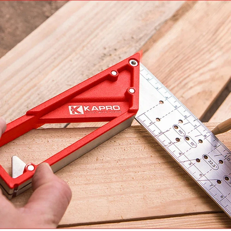 Multifunction Stainless Steel Carpenter Square Angle Marking Right Ruler Try Square Precision Tool For Joiner Carpenter Wood - Image 3