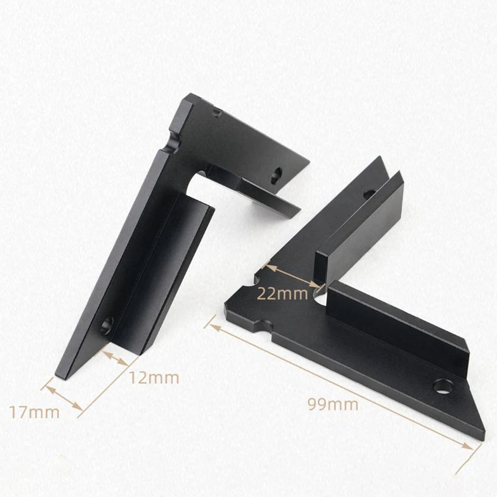 2PCS Right Angle Clamps Right Angle Clamps 90 Degree Positioner Squares Woodworking Aluminium Alloy 90-degree Angle Positioner - Image 4