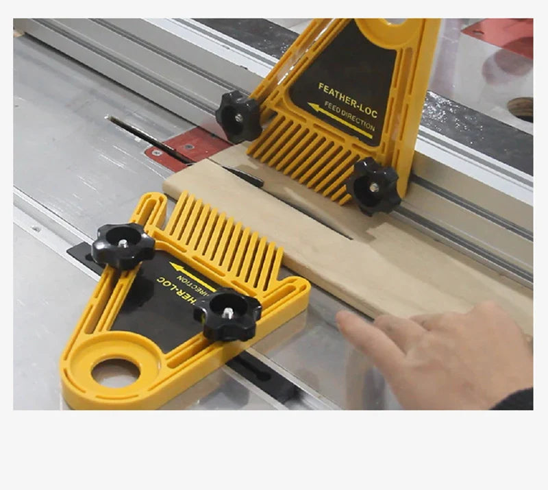 Double Feather Loc Board Featherboard Router Table Block Table Saw Push Block Woodworking Engraving Circular Saw for DIY Tools - Image 5