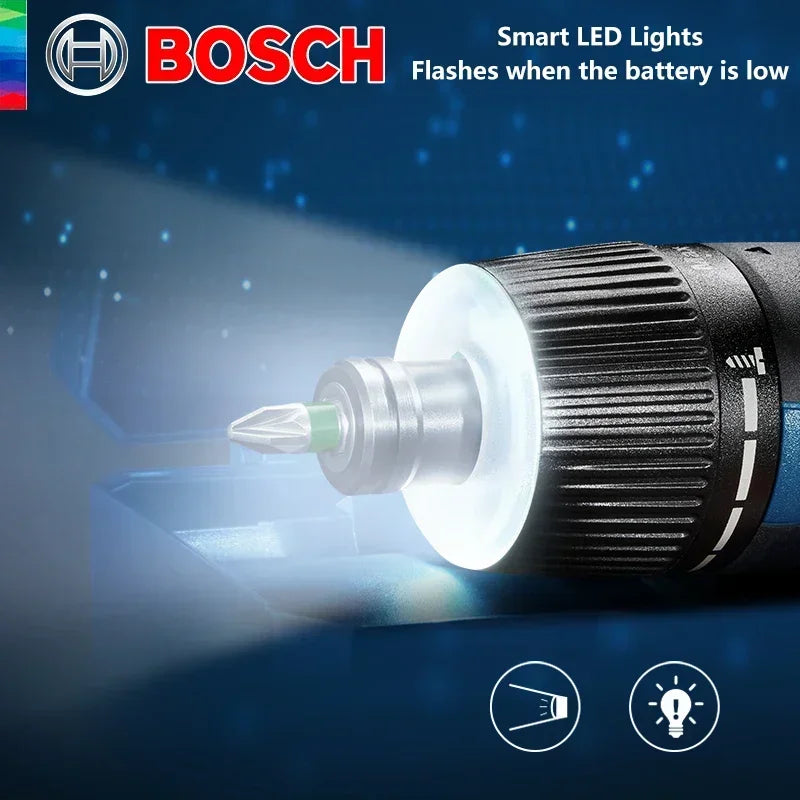 Bosch GO 3 battery-powered screwdriver (43-stove screwdriver tip set, screwdriver tip holder, USB-C cable, mini suit) - Image 4