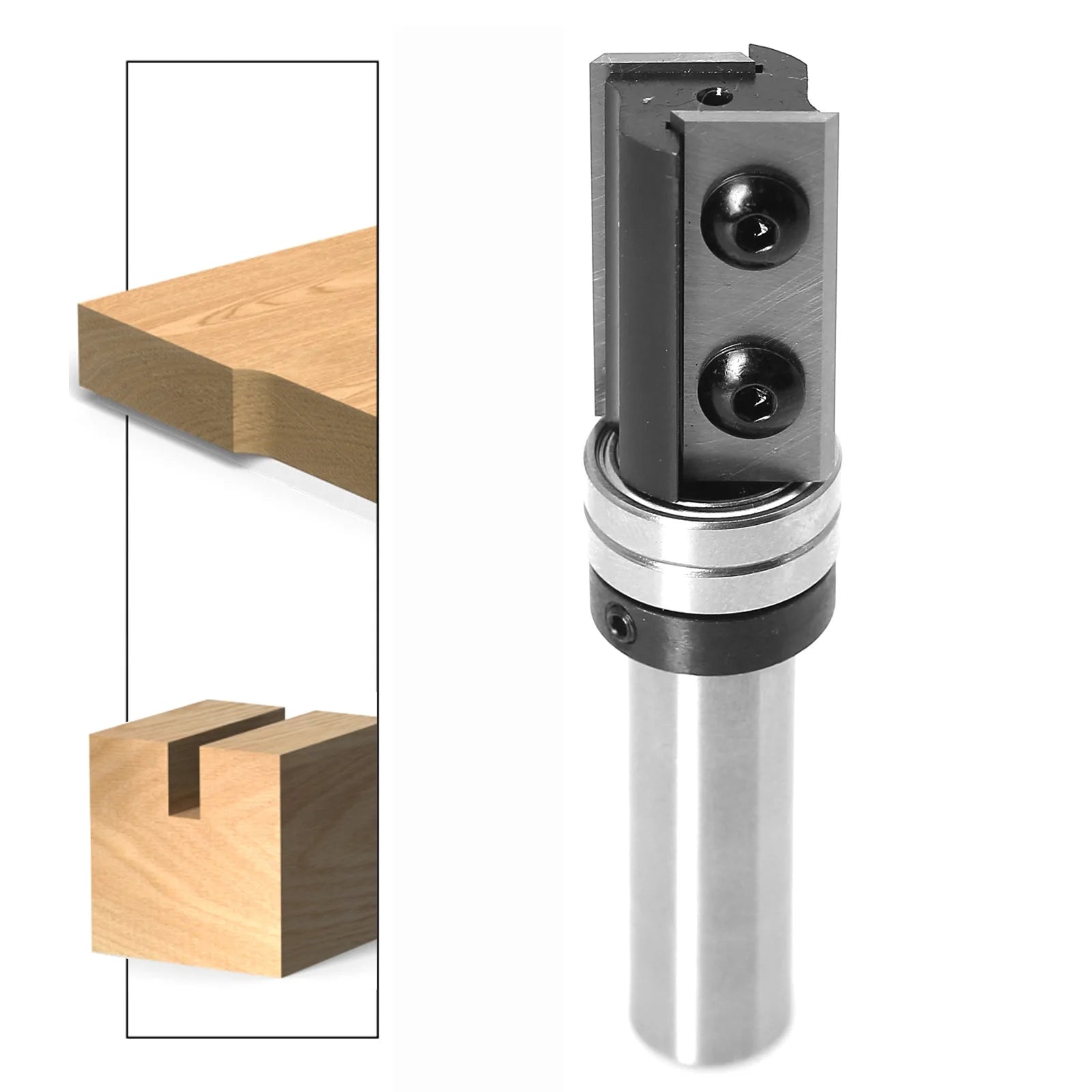 1PCS Milling Cutter 8/12/12.7mm Shank Wood Planer Bit Trimming Router Bit Insert for Woodworking Trimming Slotting Tools - Image 3
