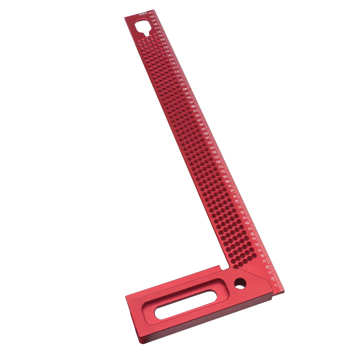 Woodworking Square Aluminum Framing Mitre Square Carpenter Scribe L-Type Hole Ruler Aluminum Right Angle Protractor Mark Gauge - Image 11