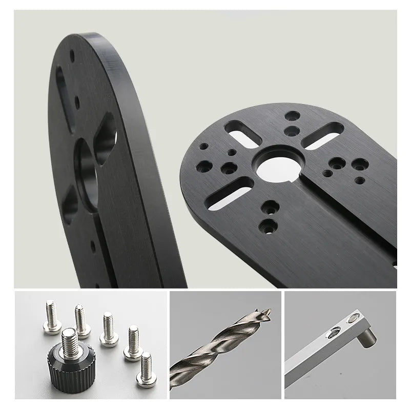 Circle Cutting Jig for Bosch Makita Electric Hand Trimmer Wood Router Circle Milling Groove DIY Tools Woodworking Milling - Image 5