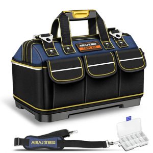 AIRAJ Multifunctional Tool Bags 1680D Oxford Cloth Electrician Bags Waterproof and Wear-Resistant High Capacity Storage Bags