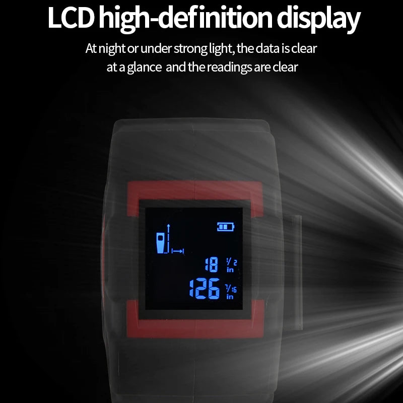 UNI-T 2in1 50m 60M Laser Tape Measure Roulette Distance Meter Rangefinder Electronic Ruler LCD Display Measuring Tool - Image 2