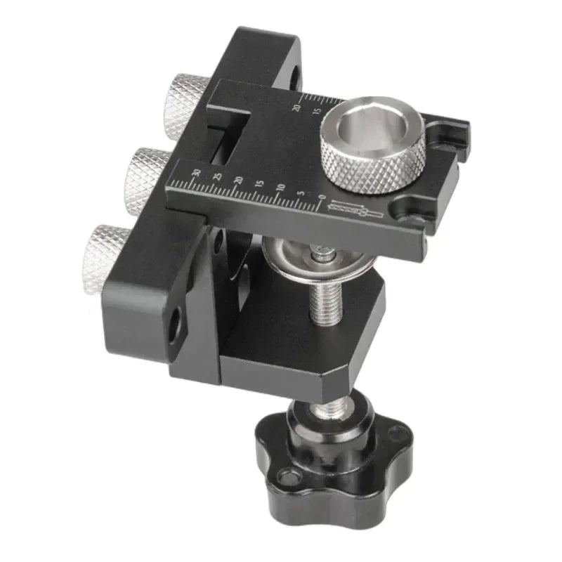 3-In-1 Precision Jig Dowel Cam Jig Versatile Woodworking Kit for DIY Hole Drilling Guide Woodworking Position Locator Puncher - Image 5