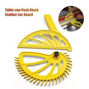 Push Block Feather Nut Locator Board slider Safety Anti-Cutting Tool Woodworking Accessories for Table Saw Circular Trim Routers