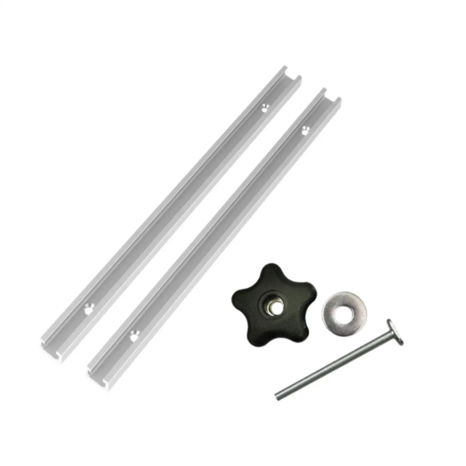 Miter Track Jig Kit for T-Track Systems, 30.5cm Length, Table Saws and Mills - Image 7