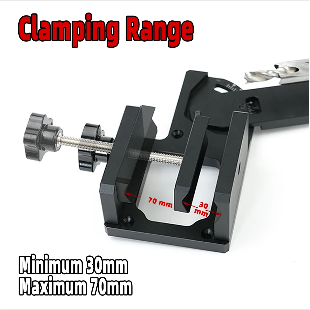 Multi-Angle Adjustable Hole Punch Round Bar Angle Punch and Press Tool Electric Drill Drive Hole Punch Tool Drilling Locator - Image 4