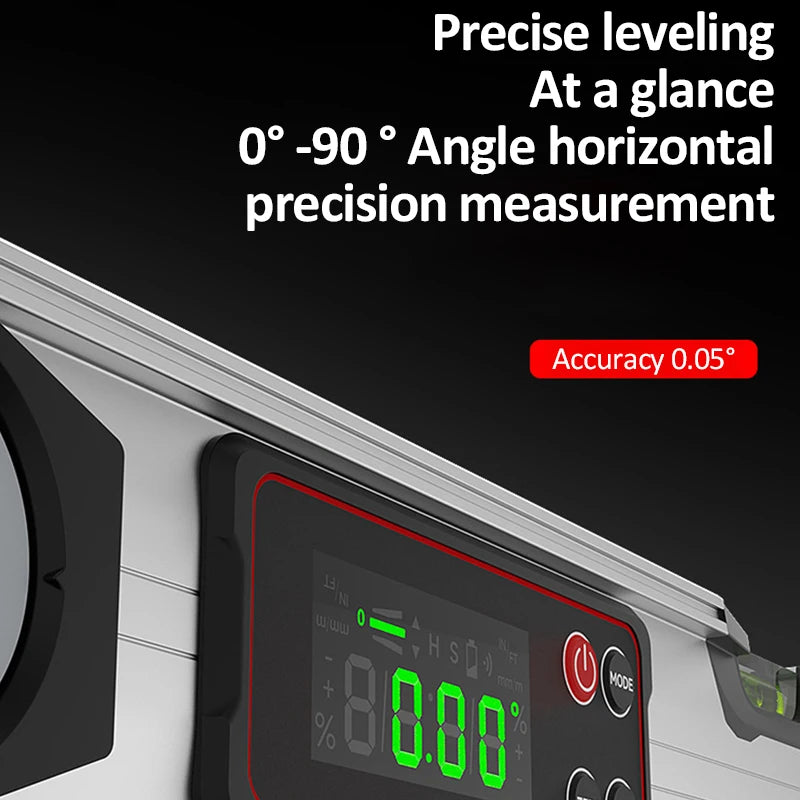 Digital Protractor Angle Finder Inclinometer Magnets Level Angle Slope 0-90 °Electronic Level Ruler 20-50MM with LED Display - Image 5