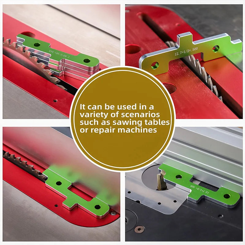 Precision Table Saw Woodworking Measuring Block Set Gauge Block Aluminum Alloy Setup Bars Router Table Saw Accessories - Image 4
