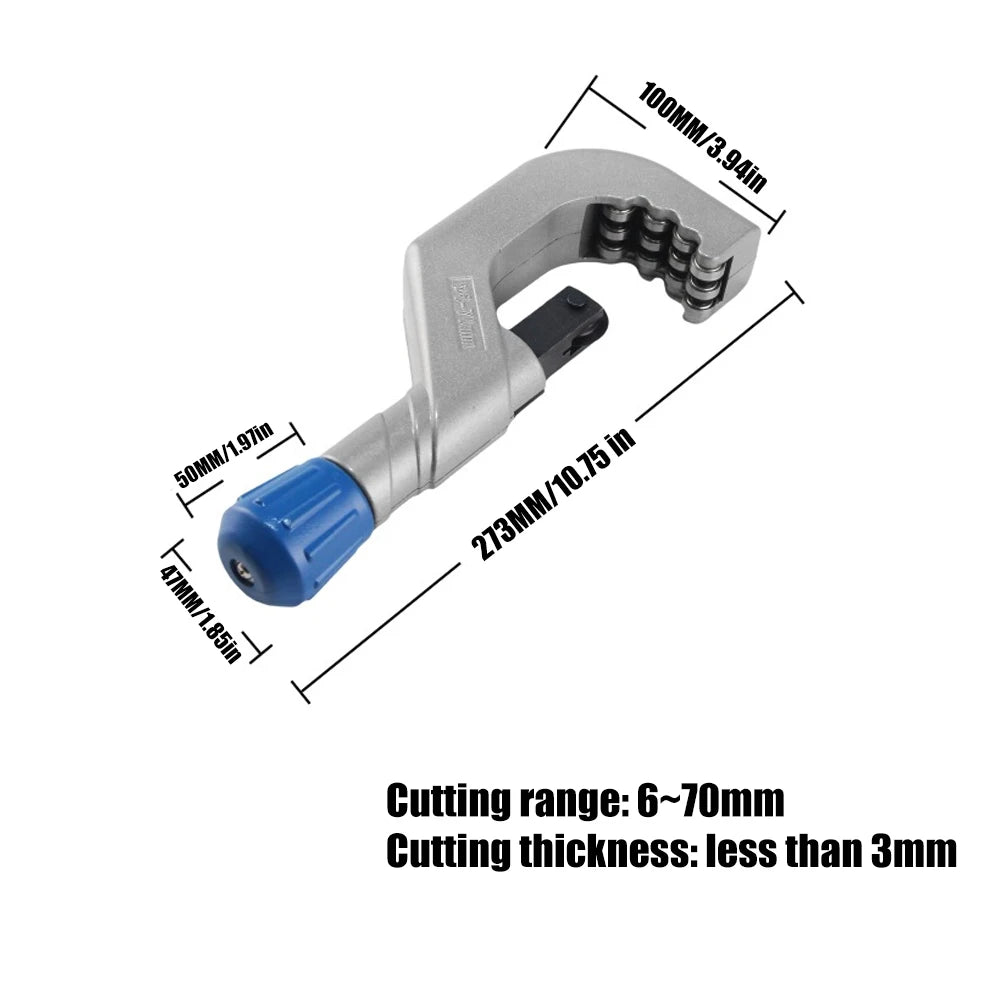 Bearing Roller Type Tube Cutter 4-32/5-50/6-70mm Professional Cutter for Stainless Steel Copper Tube Iron Plumbing Cutting Tool - Image 9