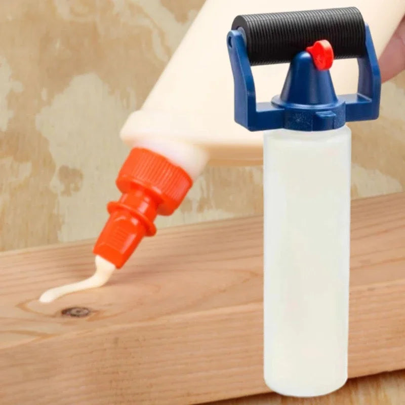 Glue Applicator Roller Dispenser PE Plastic Applicator Bottle 8oz Glue Bottle for Wood Processing Painting Supply Wall Treatment - Image 6