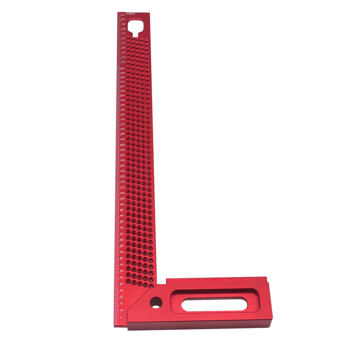 Woodworking Square Aluminum Framing Mitre Square Carpenter Scribe L-Type Hole Ruler Aluminum Right Angle Protractor Mark Gauge - Image 9