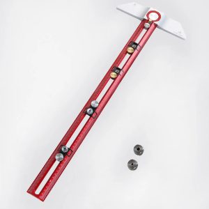 HONGDUI MT-2465 T Square Ruler PRO Scriber Marking Aluminum Alloy Hole Positioning Marking Gauge