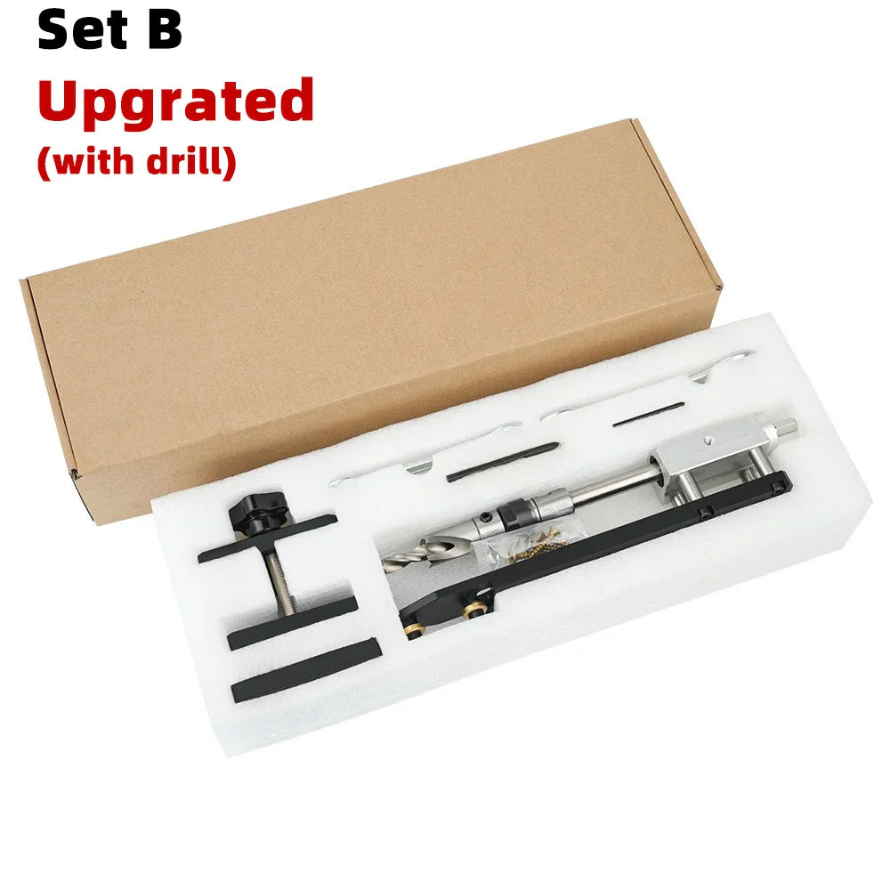 Multi-Angle Adjustable Hole Punch Round Bar Angle Punch and Press Tool Electric Drill Drive Hole Punch Tool Drilling Locator - Image 8