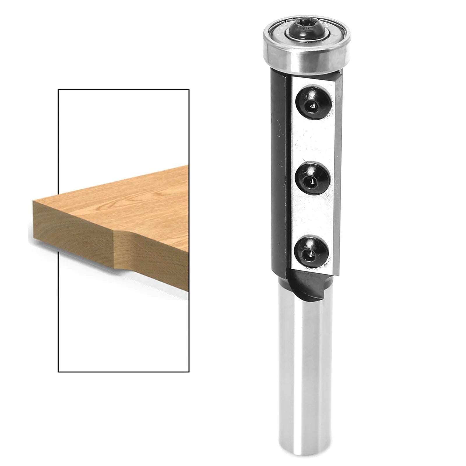 1PCS Milling Cutter 8/12/12.7mm Shank Wood Planer Bit Trimming Router Bit Insert for Woodworking Trimming Slotting Tools - Image 2