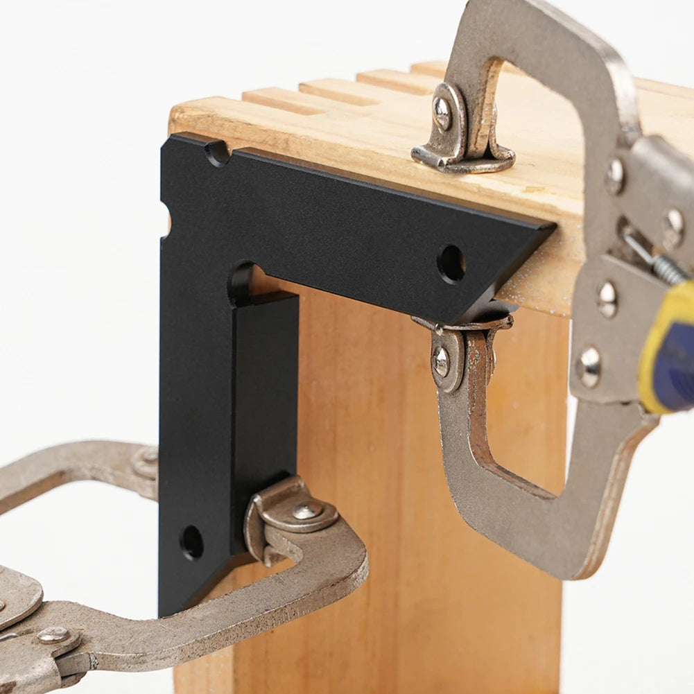 2PCS Right Angle Clamps Right Angle Clamps 90 Degree Positioner Squares Woodworking Aluminium Alloy 90-degree Angle Positioner - Image 3