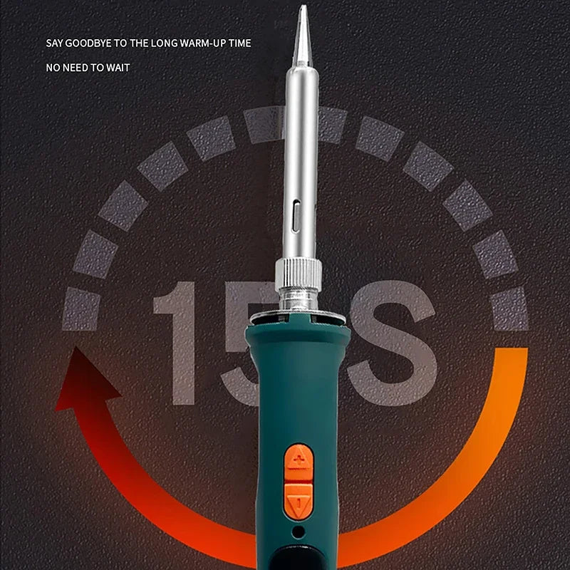Electric Soldering Iron 220V 120W Soldering Iron Repair Soldering Tool Set LED Digital Display Adjustable Temperature 200-600℃ - Image 5