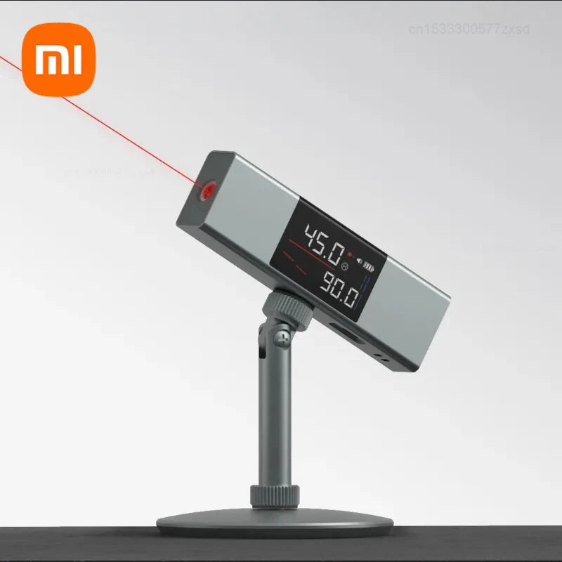 Duka Laser Protractor Digital Inclinometer Angle Measure 2 in 1 Laser Level Ruler High Precision Laser Distance Meters